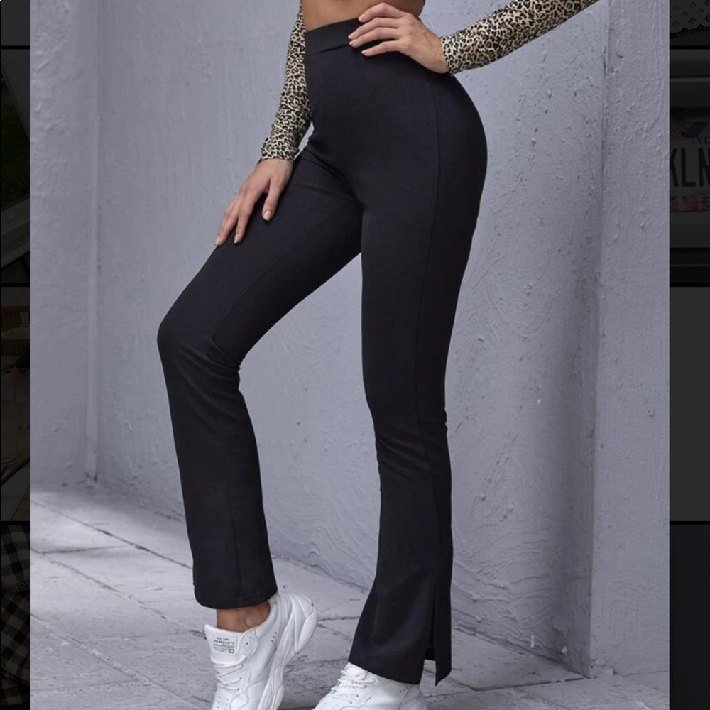 Black Flare Leggings